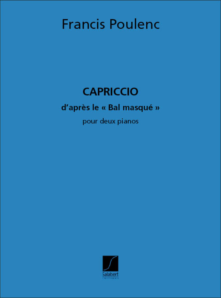 Capricciod'Apres Le Bal Masque2 Pianos Reduction